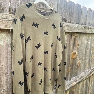 Men’s Medium Micheal Kors Olive Sweater